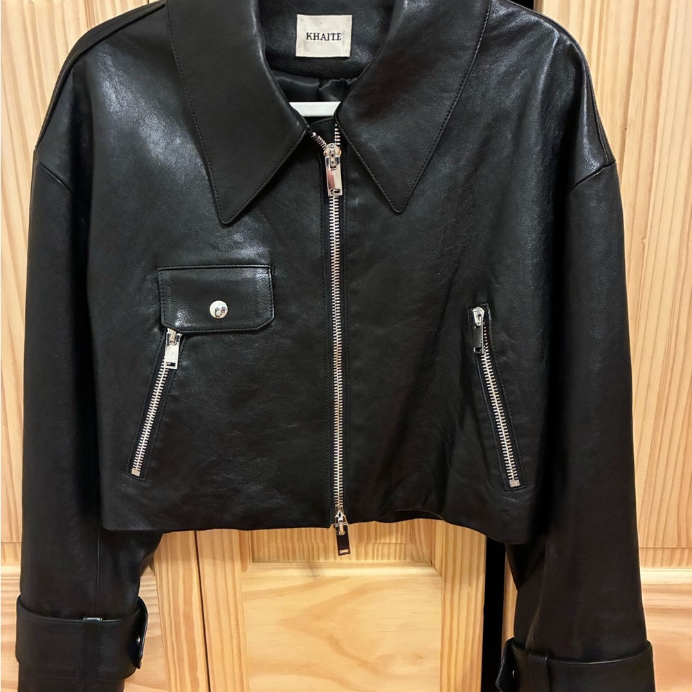 KHAITE Flinn Leather Jacket